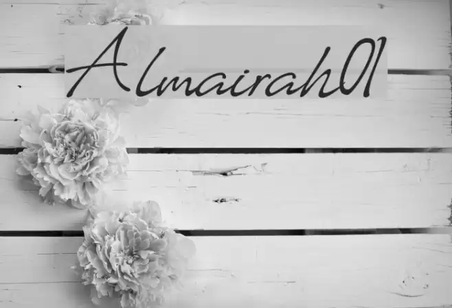 Almairah01 Font examples