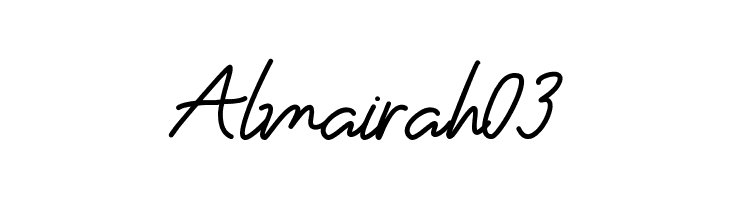 Almairah03  नि: शुल्क फ़ॉन्ट्स डाउनलोड