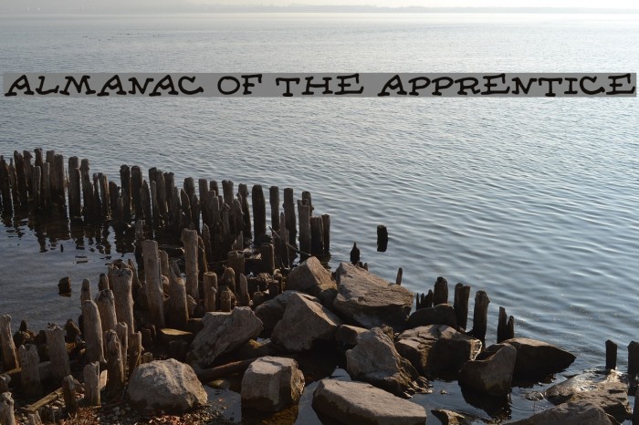 Almanac of the Apprentice Font examples