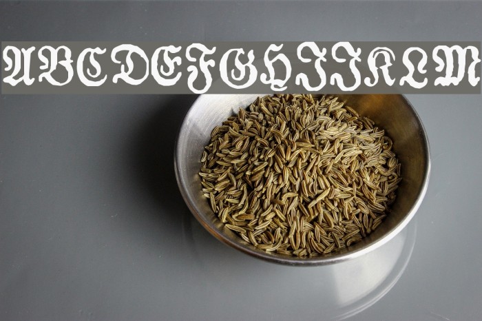 Almanacques Font examples