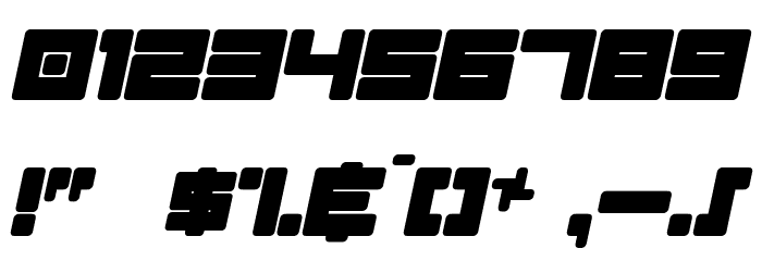 Almanaque Italic Font OTHER CHARS