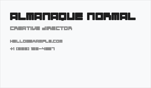 Almanaque Normal Business Card