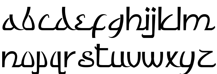 Almanar Regular Font LOWERCASE
