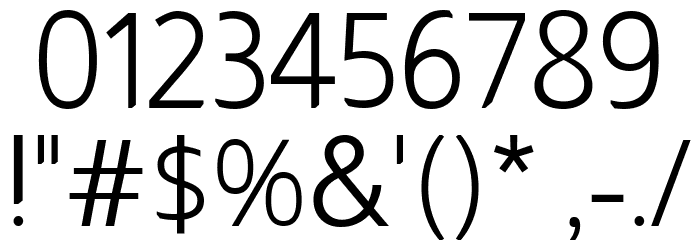 Almarai Light Font OTHER CHARS
