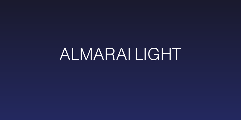 Almarai Light Social Header