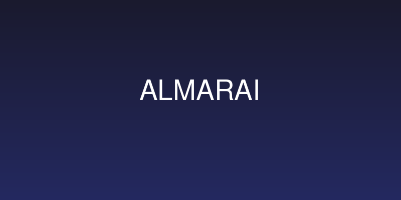 Almarai Social Header