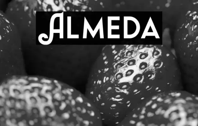 Almeda Font examples