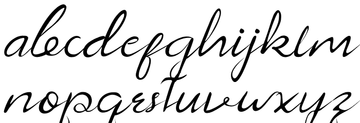 Almeera Font LOWERCASE