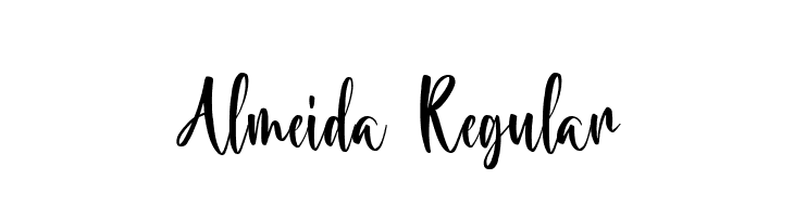 Almeida Regular  font caratteri gratis