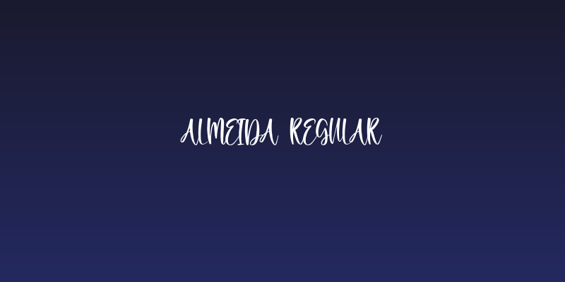 Almeida Regular Social Header