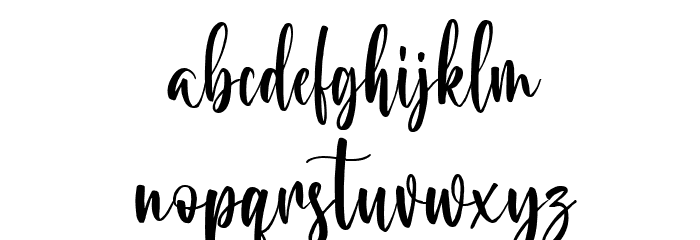 Almeida Regular Font LOWERCASE
