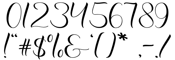 Almelostar Font OTHER CHARS