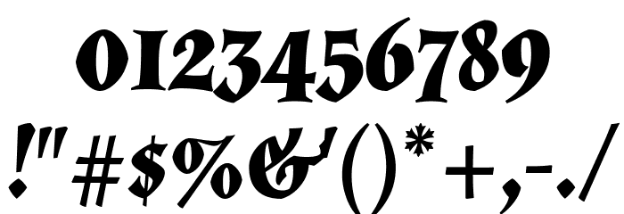 Almendra Bold Italic Font OTHER CHARS