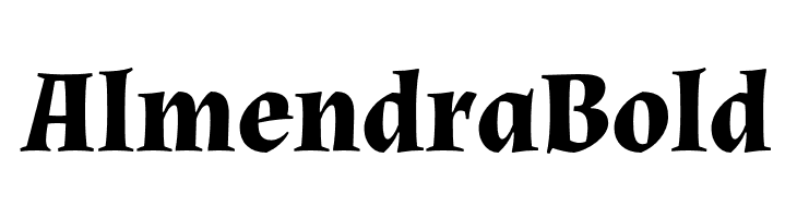Almendra Bold  नि: शुल्क फ़ॉन्ट्स डाउनलोड