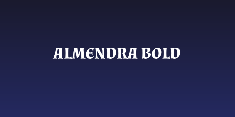 Almendra Bold Social Header