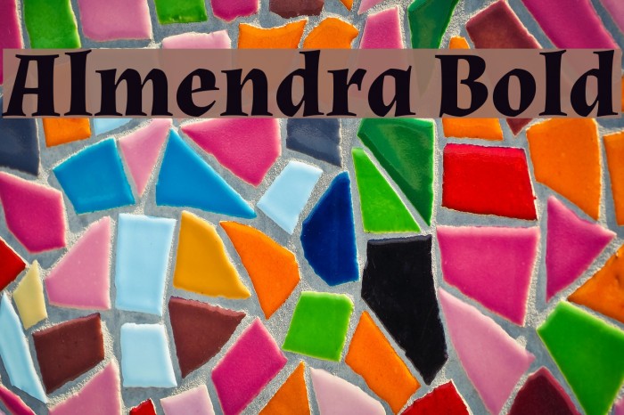 Almendra Bold Font examples