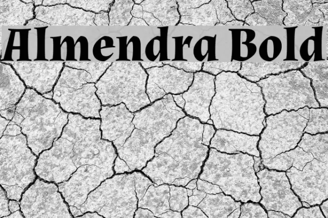 Almendra Bold Font examples