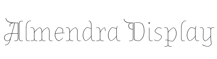 Almendra Display Font