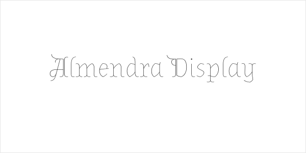 Almendra Display Logo