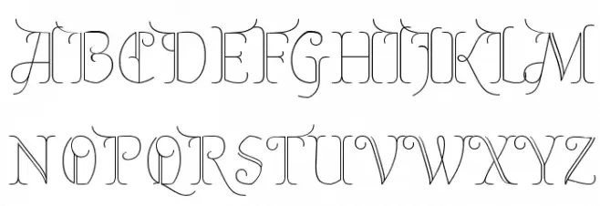 Almendra Display Schriftart Groß