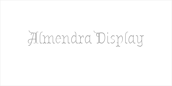 Almendra Display Logo
