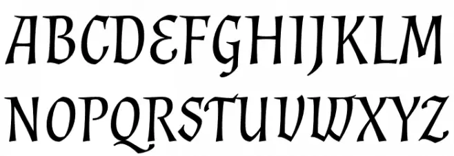 Almendra Italic خط أحرف كبيرة