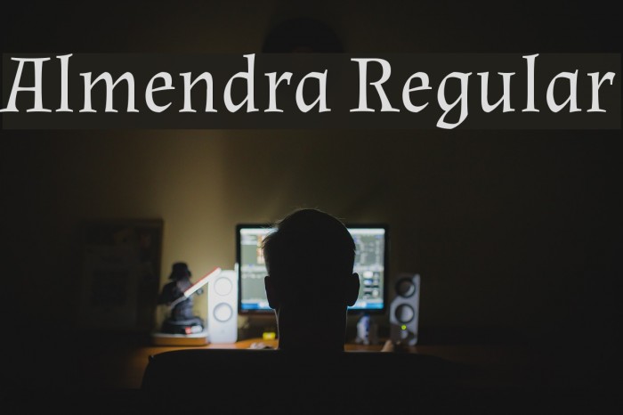 Almendra Regular Example 3