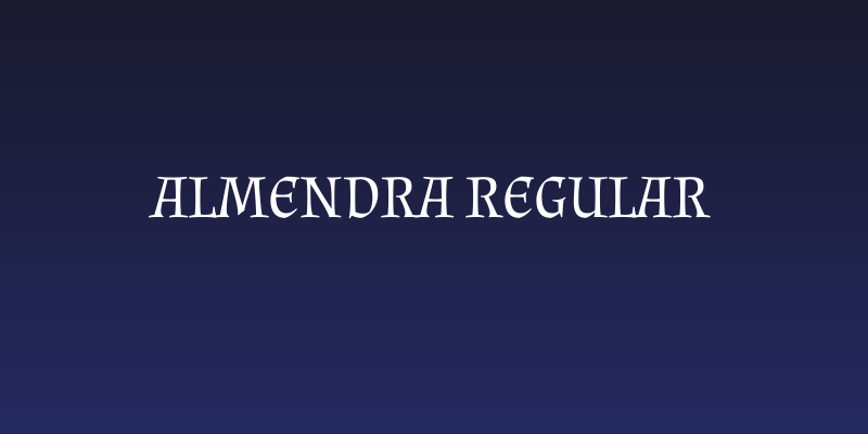 Almendra Regular Social Header