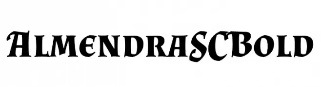 Almendra SC Bold  Frei Schriftart Herunterladen