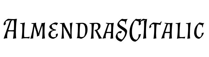 Almendra SC Italic  baixar fontes gratis