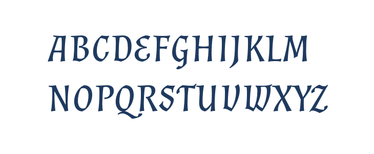 Almendra SC Italic Lowercase