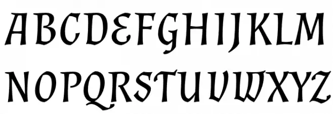 Almendra SC Italic خط أحرف صغيرة