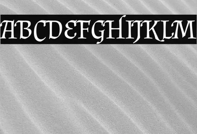 Almendra SC Font examples