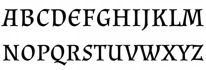 Almendra SC 字体 小写