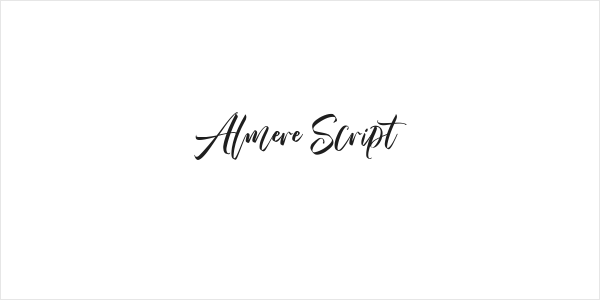 Almere Script Logo