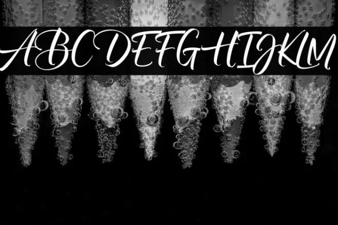 Almere Script Font examples