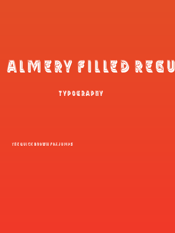 Almery Filled Regular Poster