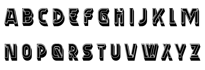 Almery Filled Regular Font LOWERCASE