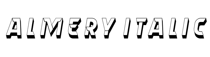 Almery Italic  Fuentes Gratis Descargar