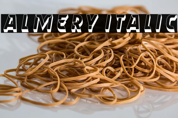 Almery Italic Example 1
