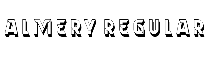 Almery Regular  font caratteri gratis