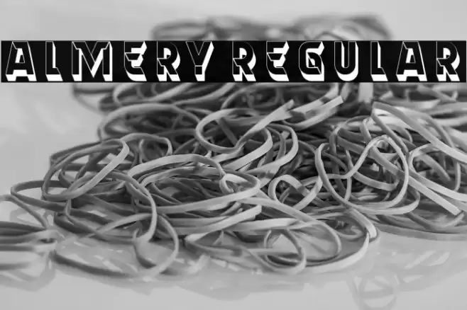 Almery Regular Font examples