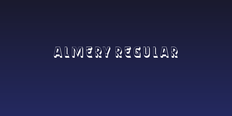 Almery Regular Social Header