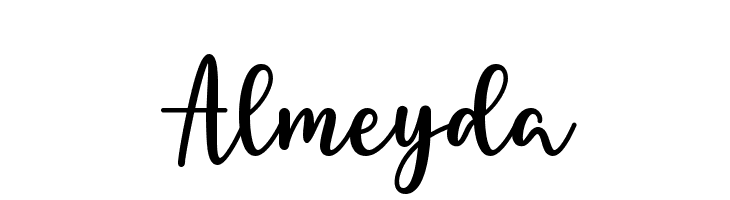Almeyda  Frei Schriftart Herunterladen