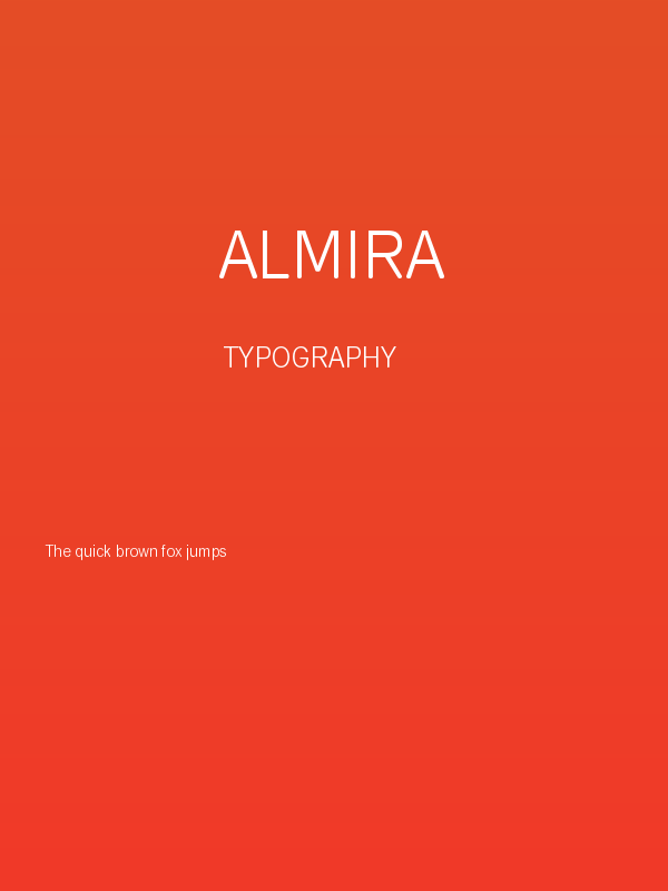 Almira Poster