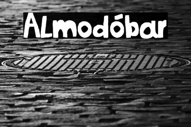 Almodóbar Шрифта examples