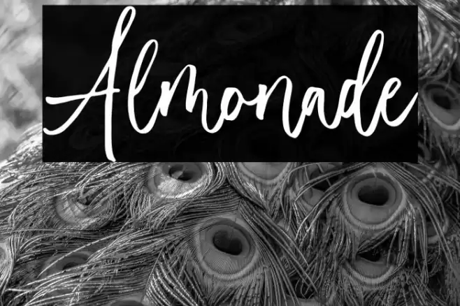Almonade Font examples