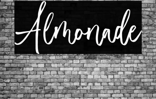Almonade Font examples