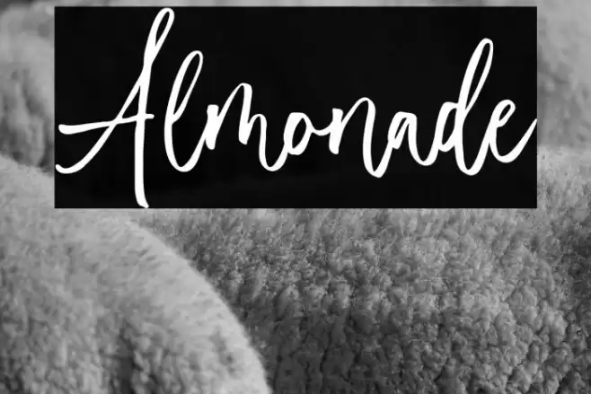 Almonade Font examples