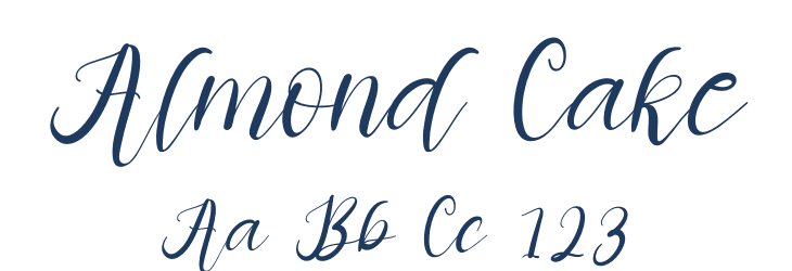 Almond Cake Font Preview